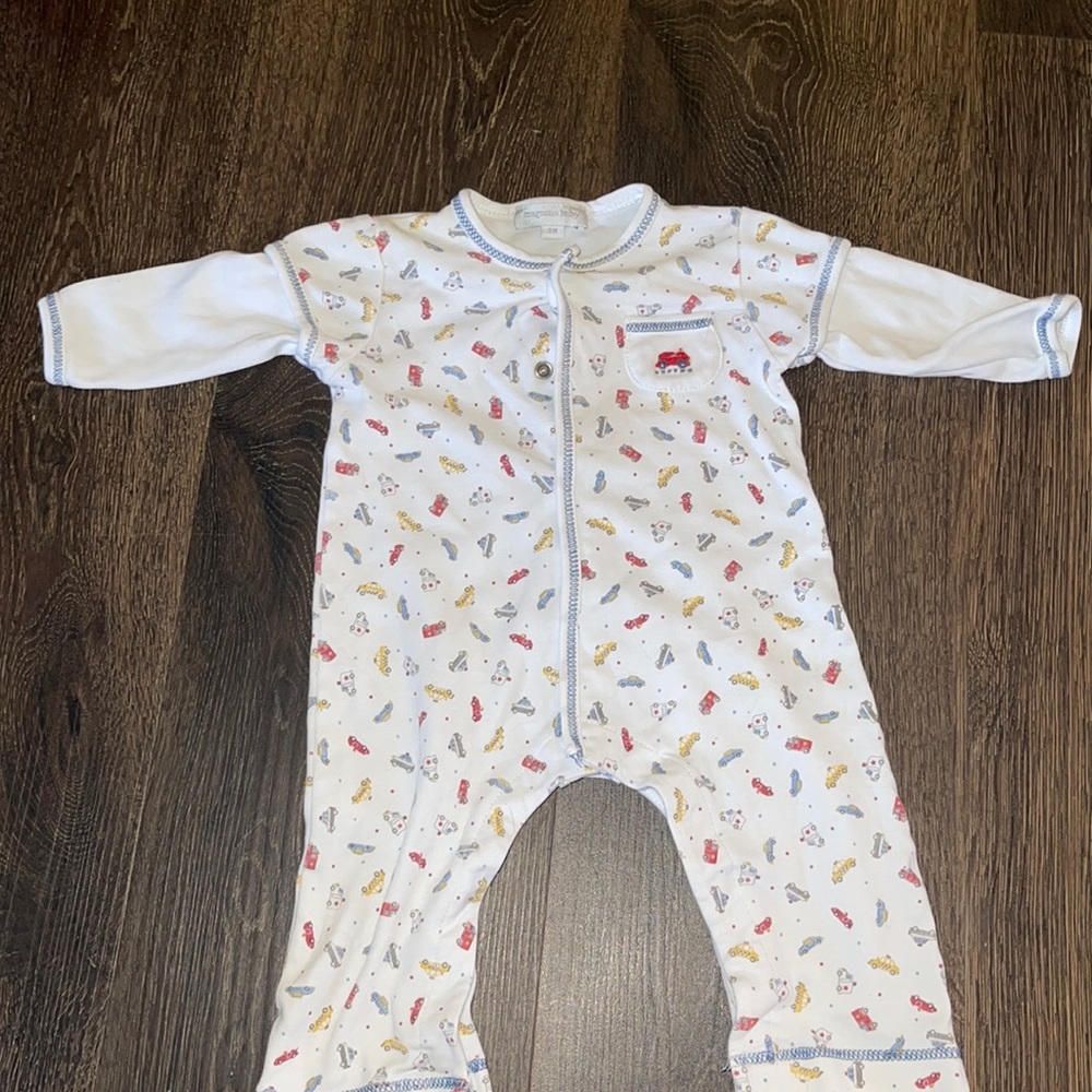Magnolia Baby Cars One Piece Outfit size 3 months